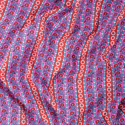 Organic Cotton Hand Block Print Kantha Fabric