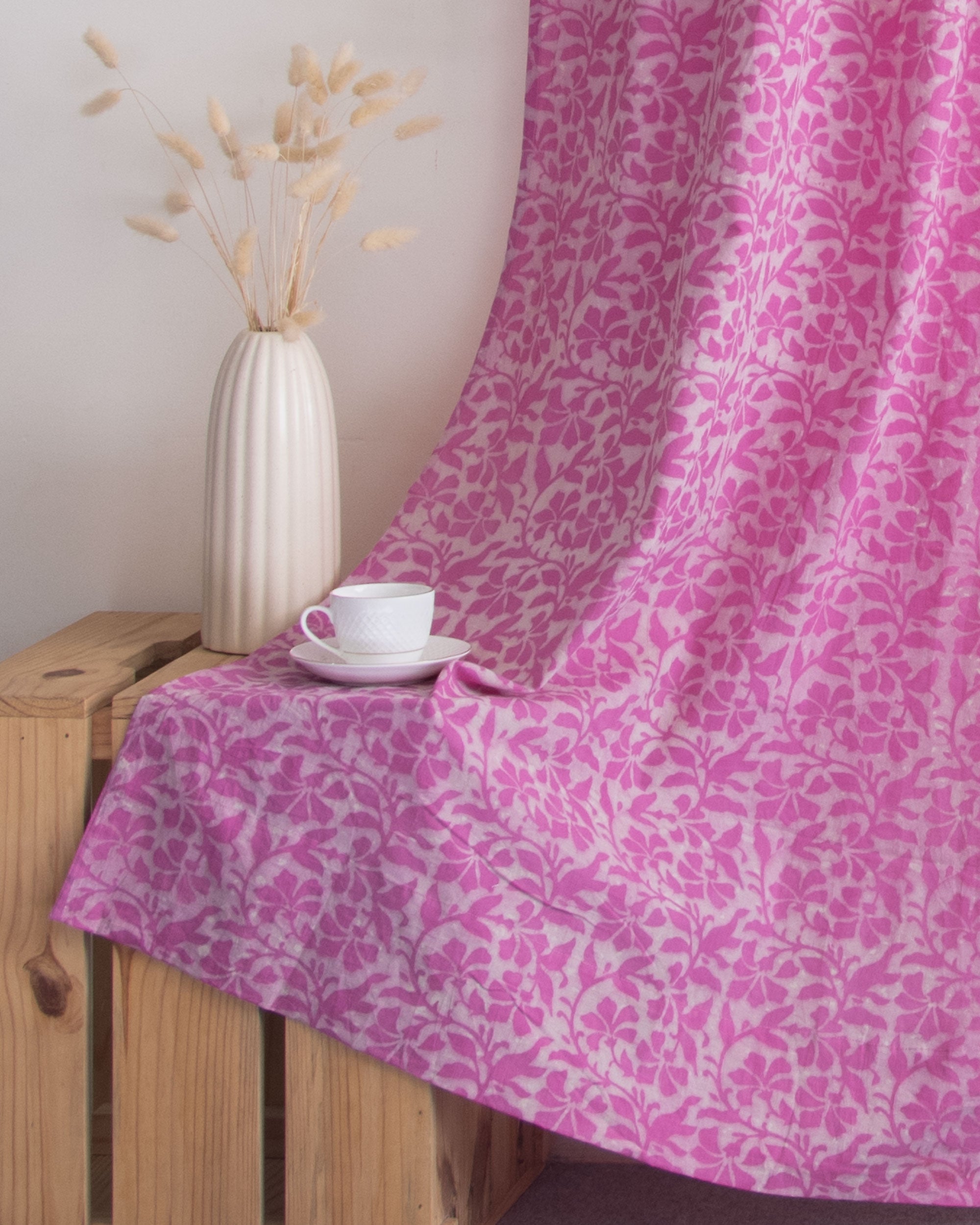 Organic Cotton Indian Block Print Curtains Online
