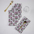 Organic Cotton Pink Floral Hand Block Printed Reusable Napkins