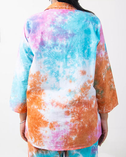 Organic Cotton Tie Dye Co-ord Set for Women