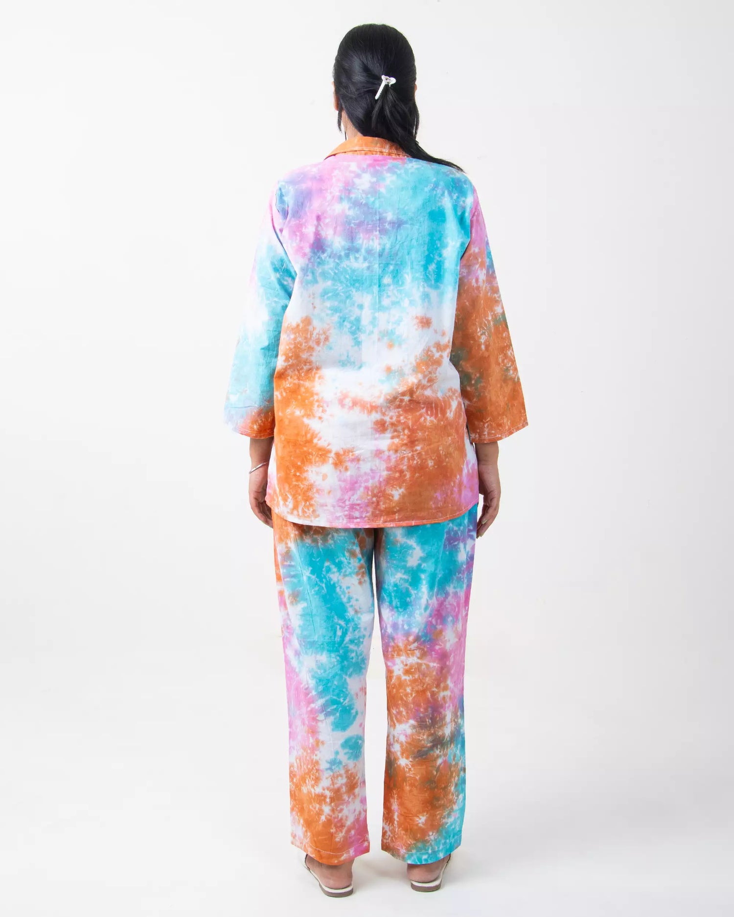 Organic Cotton Tie Dye Co-ord Set for Women