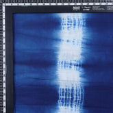 Organic Dark Blue Tie Dye Shibori Fabric