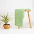 Organic Green Palkas Dot Hand Block Printed Fabric