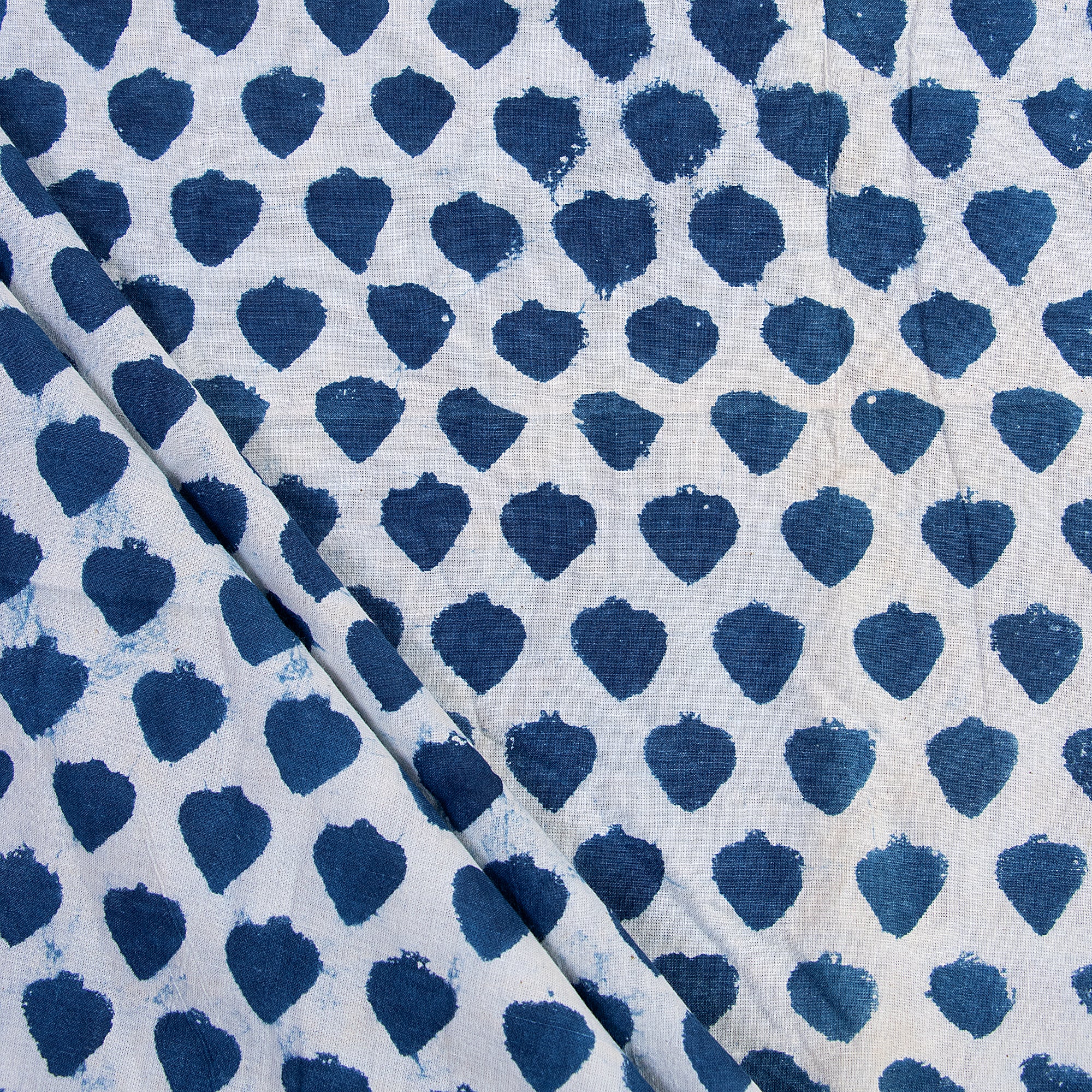 Organic Natural Cotton Fabric Geometrical Print