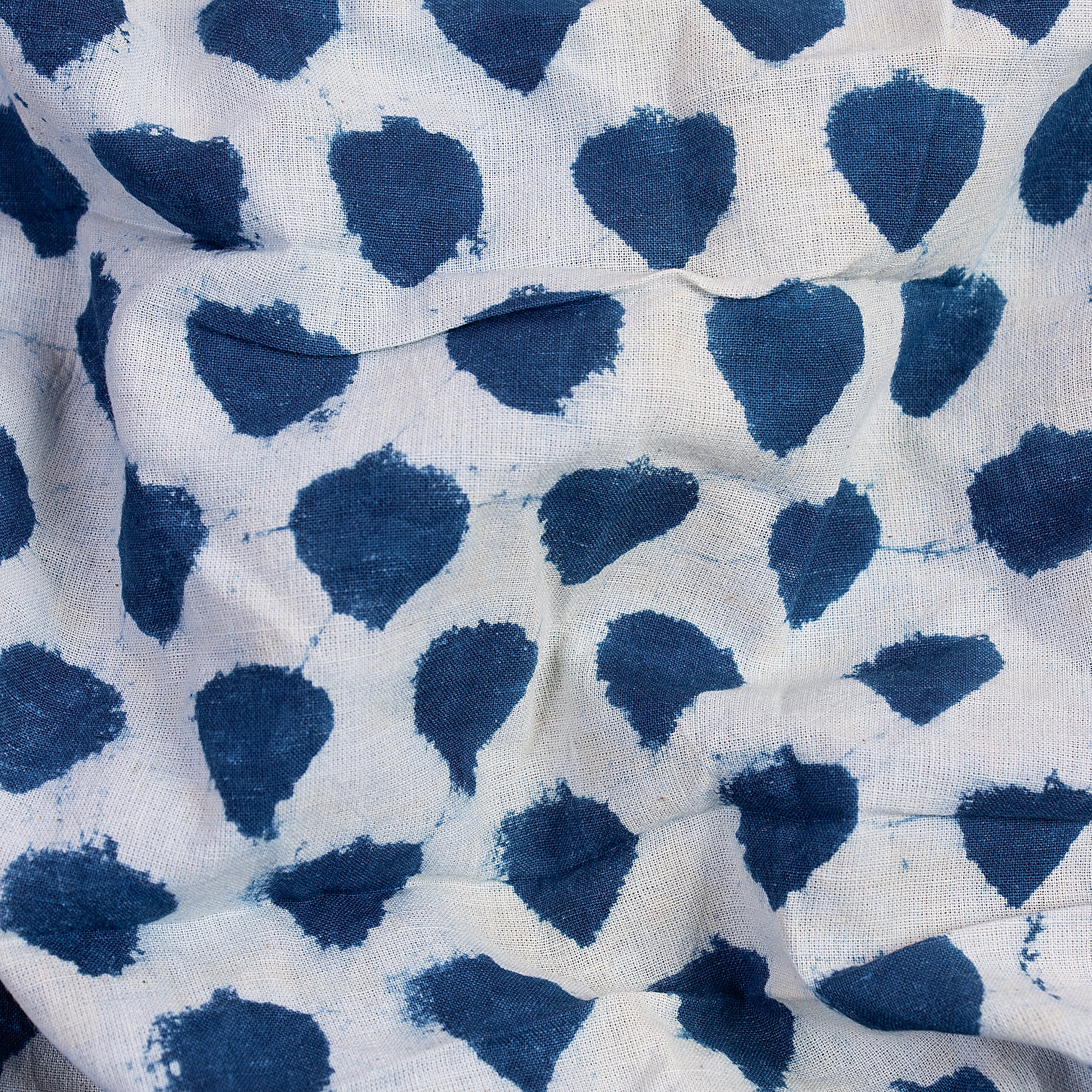 Organic Natural Cotton Fabric Geometrical Print