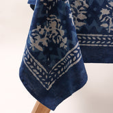 Paisley Hand Block Printed Cotton Dining Table Cover
