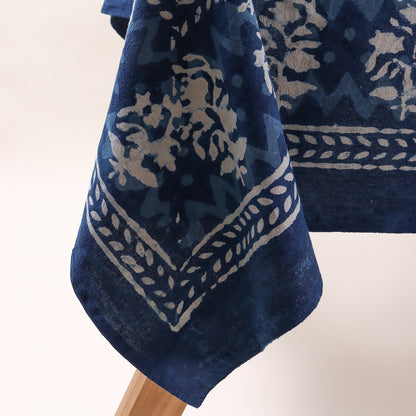 Paisley Hand Block Printed Cotton Dining Table Cover