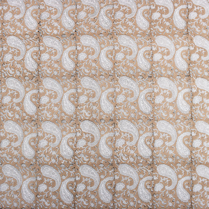 Paisley Indian Hand Block Print Fabric By The Yard
