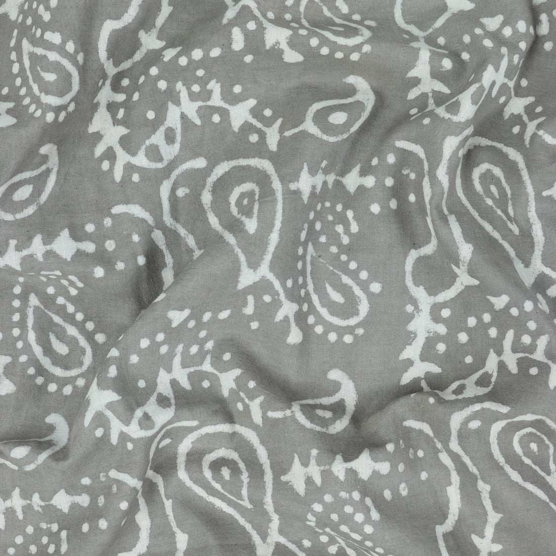 Paisley Indian Kashish Hand Block Print Fabric