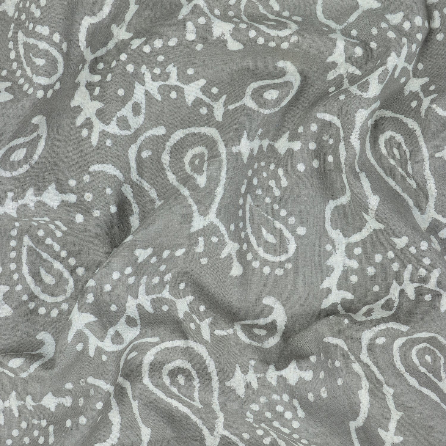 Paisley Indian Kashish Hand Block Print Fabric