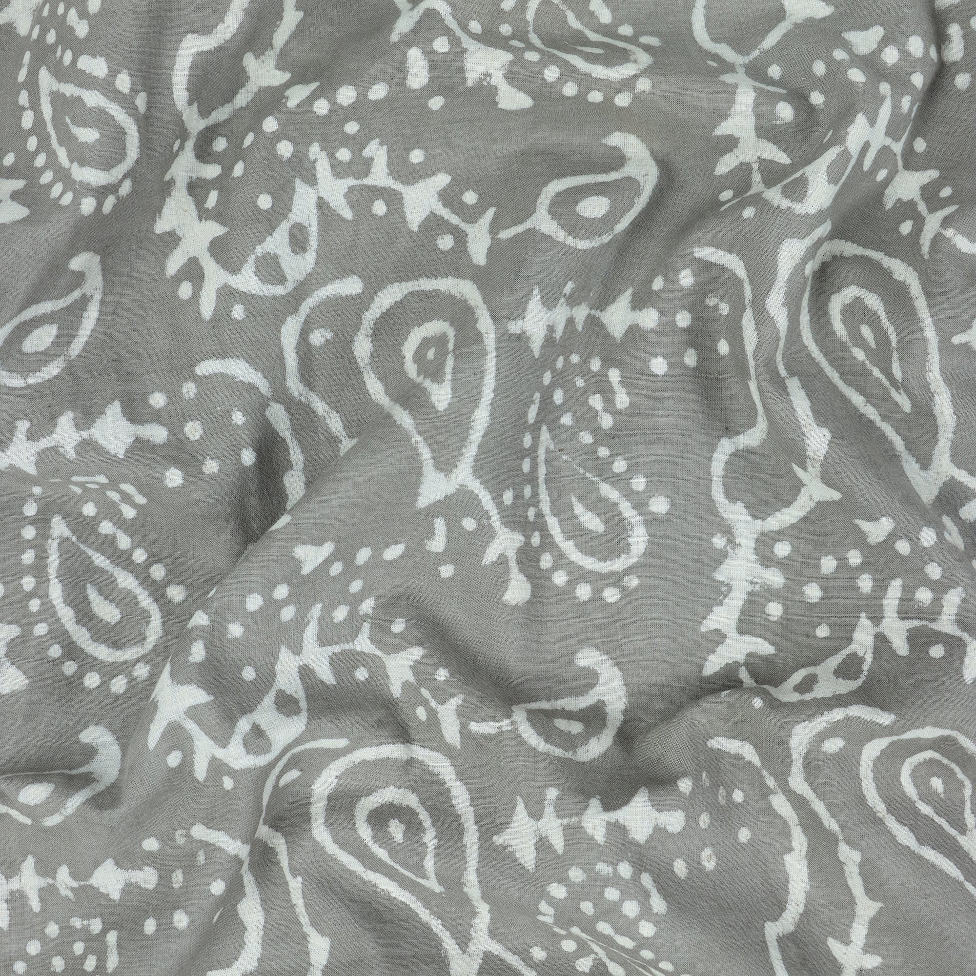 Paisley Indian Kashish Hand Block Print Fabric