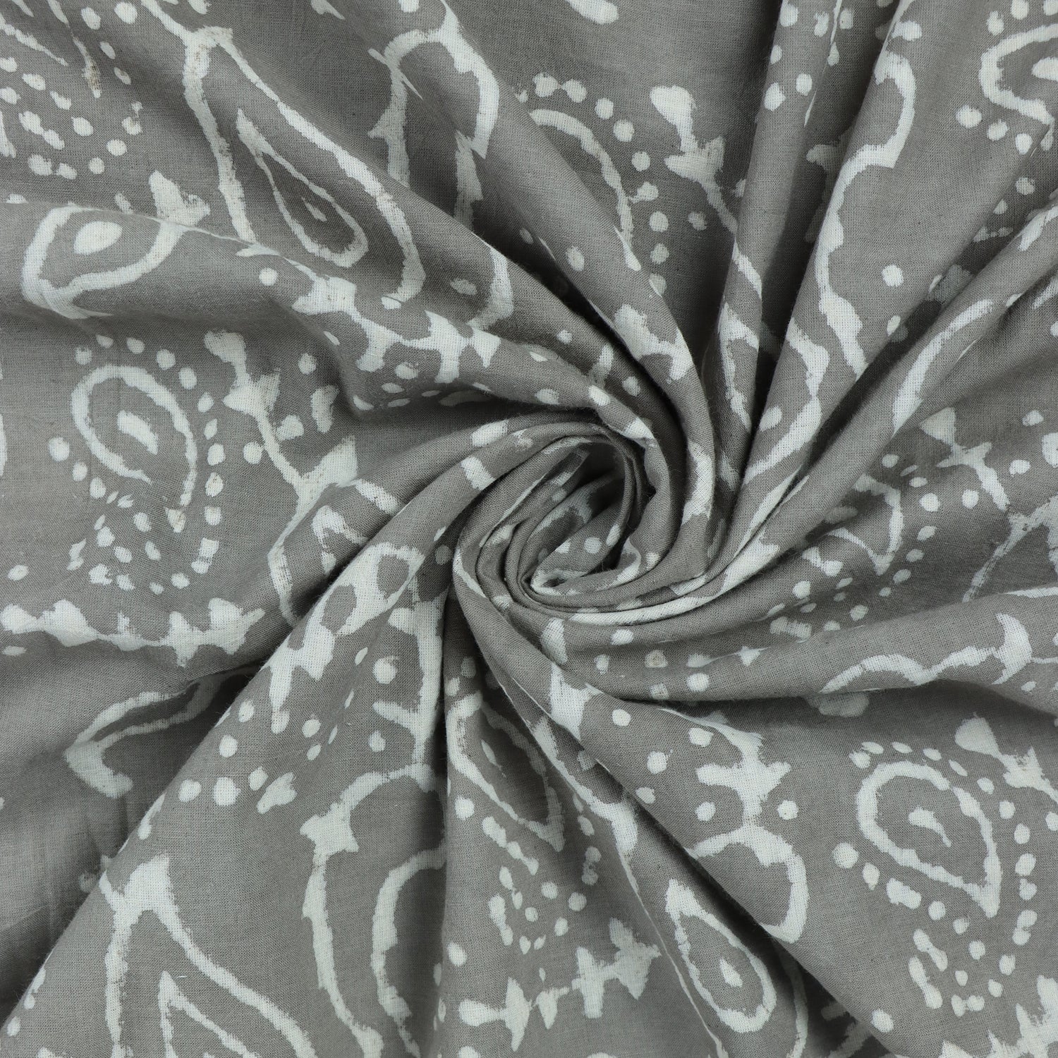 Paisley Indian Kashish Hand Block Print Fabric