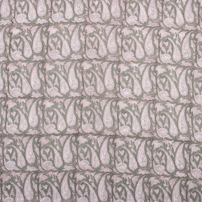 Paisley Pure Cotton Block Print Fabric