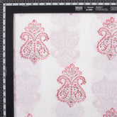 Pink Boota Indian Hand Block Cotton Fabric Material