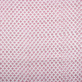Pink Booti Hand Block Floral Print Fabric Online India