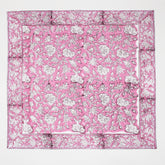Pink Floral Handmade Cotton Napkin Cloth