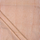 Pink Striped Hand Block Print Pure Cotton Fabric