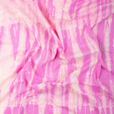 Pink Striped Light Weighted Tie Dye Shibori Fabric