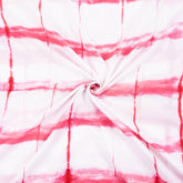 Pink Striped Tie Dye Shibori Fabric