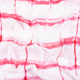 Pink Striped Tie Dye Shibori Fabric