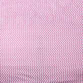 Pink Wave Hand Block Organic Cotton Fabric