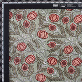 Pomegranate Hand Block Print Cotton Fabric