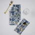 Premium Blue Floral Printed Table Napkins