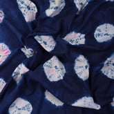 Premium Blue Tie Dye Shibori Fabric