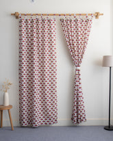 Premium Boota Block Printed Cotton Curtains In India