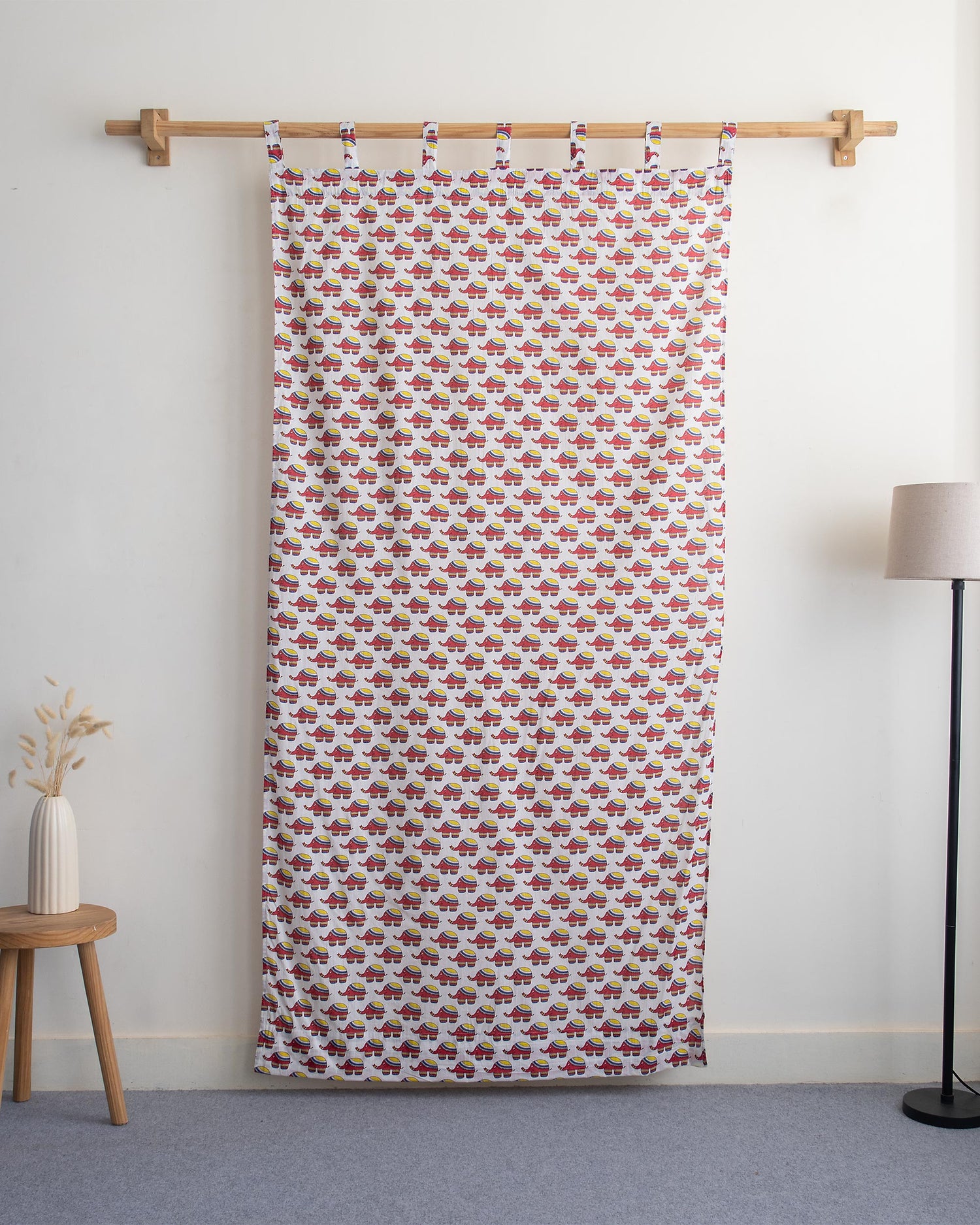 Premium Boota Block Printed Cotton Curtains In India