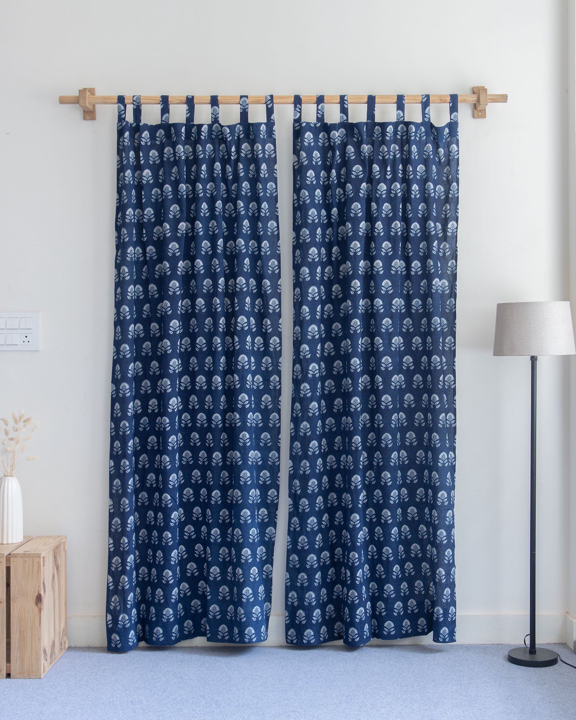 Premium Booti Block Print Curtains Online in India