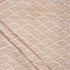 Premium Brown Geometric Hand Block Print Fabric Online