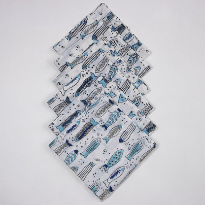 Premium Cotton Hand Block Printed Dining Table Napkin