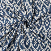 Premium Discharge Hand Block Printed Fabric