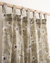 Premium Floral Block Printed Drapes for Living Room