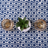 Premium Indigo Hand Block Printed Dining Table Cloth