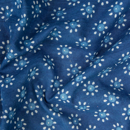 Premium Indigo Material Fabric 100% Cotton