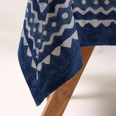 Premium Indigo Printed Cotton Tablecloth