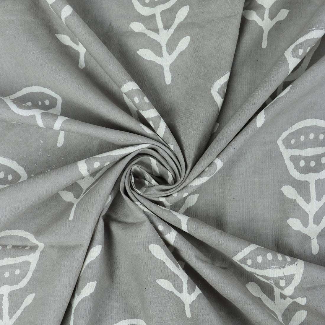 Premium Kashish Floral Hand Block Print Cotton Fabric
