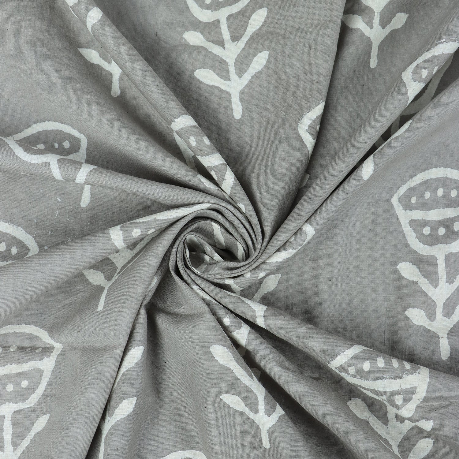 Premium Kashish Floral Hand Block Print Cotton Fabric