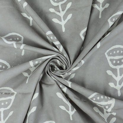 Premium Kashish Floral Hand Block Print Cotton Fabric