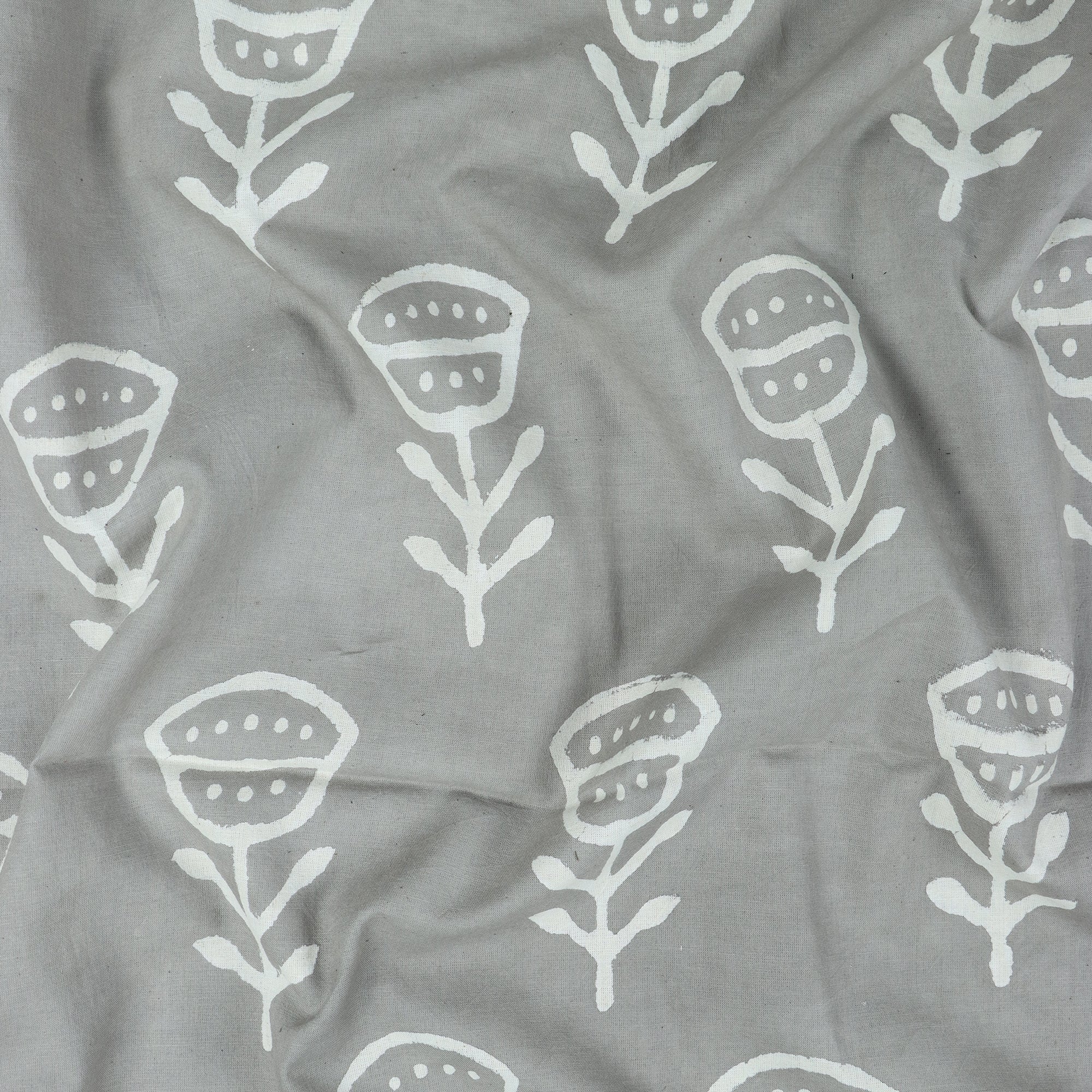 Premium Kashish Floral Hand Block Print Cotton Fabric