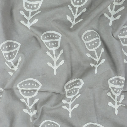 Premium Kashish Floral Hand Block Print Cotton Fabric