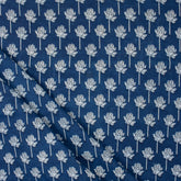 Premium Natural Dyed Booti Floral Organic Cotton Fabric