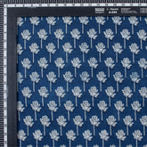 Premium Natural Dyed Booti Floral Organic Cotton Fabric
