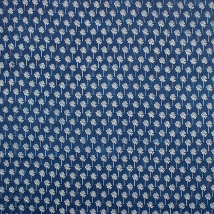 Premium Natural Dyed Booti Floral Organic Cotton Fabric