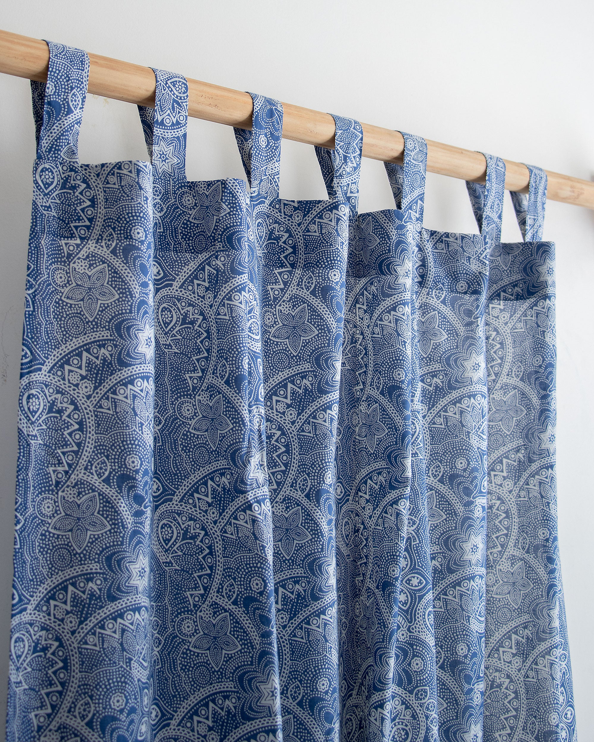 Premium Organic Cotton Block Printed Curtains In India