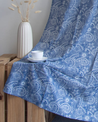 Premium Organic Cotton Block Printed Curtains In India