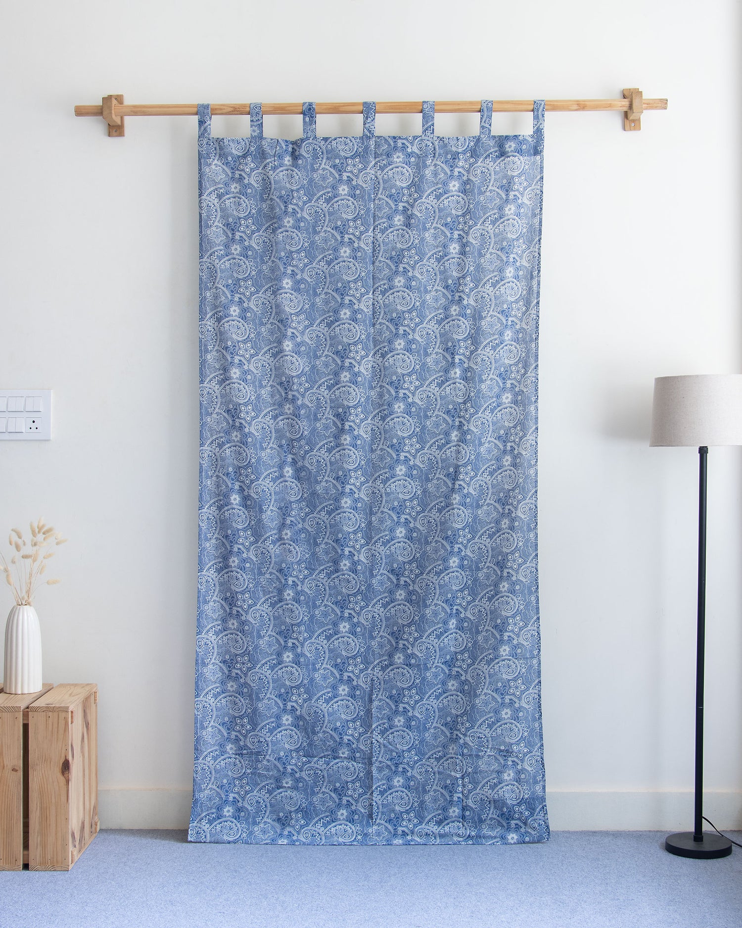 Premium Organic Cotton Block Printed Curtains In India