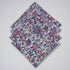 Premium Pink Floral Hand Printed Cotton Napkins Cloth